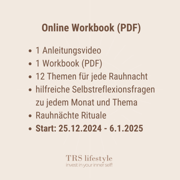 Schritt für Schritt Anleitung Rauhnächte Workbook