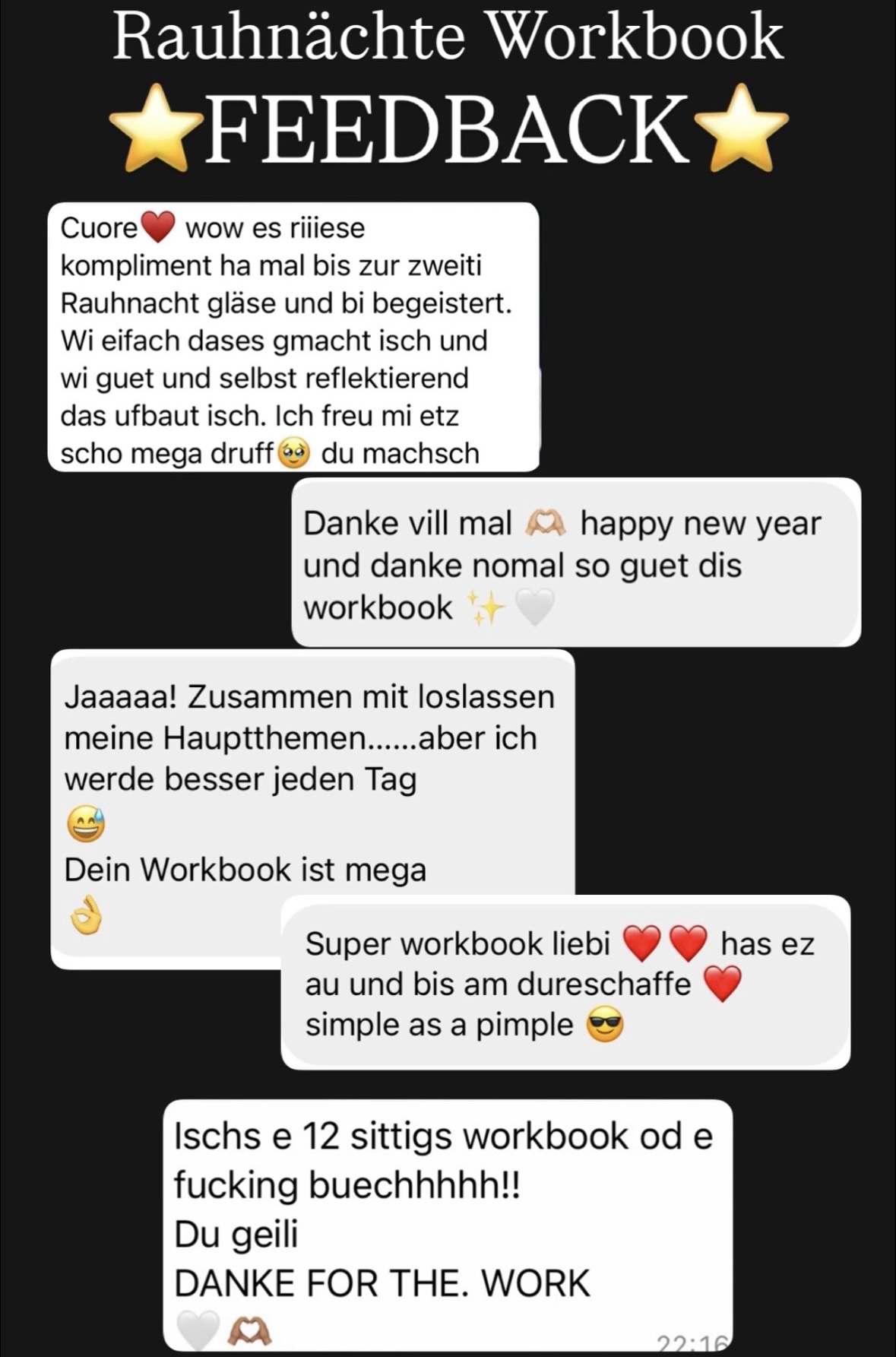 Rauhnächte Workbook 2025 – Ultimative Schritt-für-Schritt Anleitung Feedback